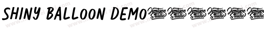 Shiny Balloon Demo字体转换